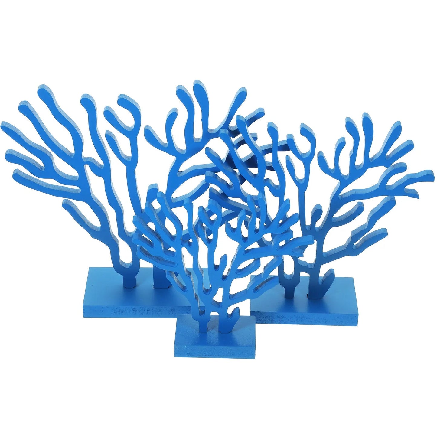 3Pcs Wooden Coral Adornment Mediterranean Themed Table Decor Coastal Decor for Home Wooden Craft Tabletop Ornament    Your Coastal Marketplace | Shoreshopper.com