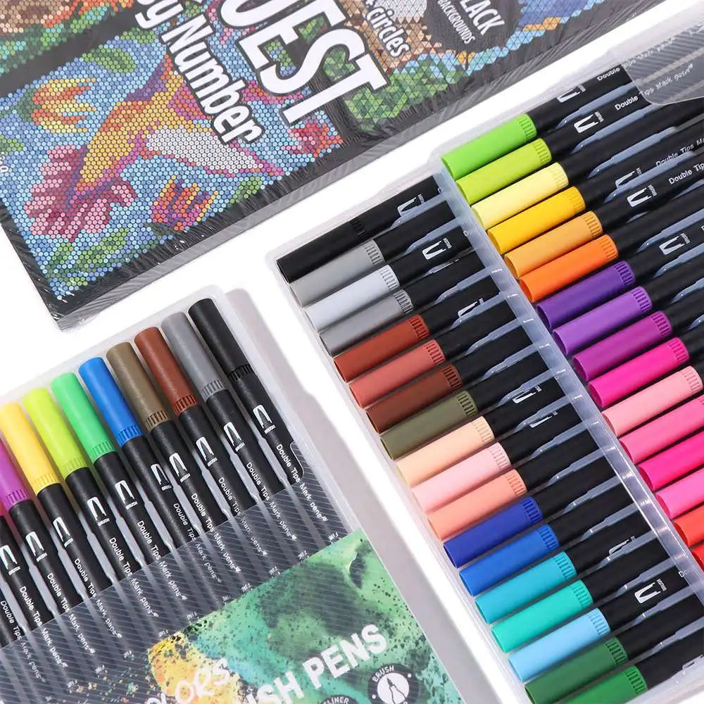 Cartoon Activity Color Painting Book Educational DIY Double-Sided Watercolor Pencil Hand Painted Quick-drying    Home Decor Supply | Online Retail | ShoreShopper.com