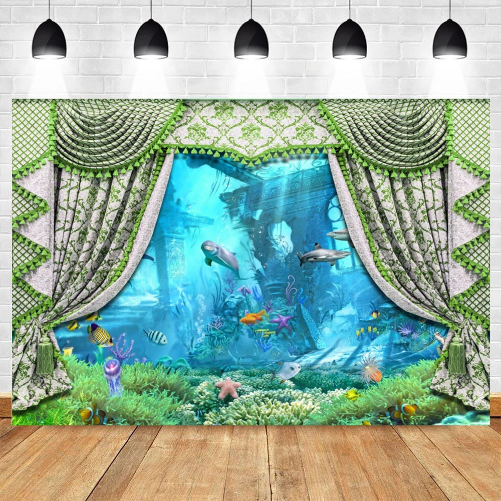 Summer Seaside Beach Photography Backdrop Natural Scenery Castle Tropical Sunshine Palms Leaves Photo Background Studio Props    Your Coastal Marketplace | Shoreshopper.com