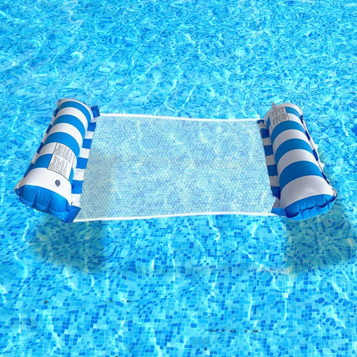 Swimming Pool Loungers, Inflatable Float Beds, Foldable Striped Swimming Floats, Pool Parties, Beach Accessories    Your Coastal Marketplace | Shoreshopper.com