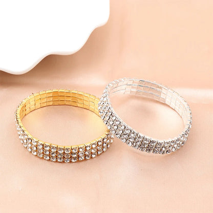 4Pcs/set Bridal Jewelry Set Necklace Bracelets Ring Earrings Set Super Gorgeous Luxury Shiny Fashion Jewelry Party Gift    Home Decor Supply | Online Retail | ShoreShopper.com