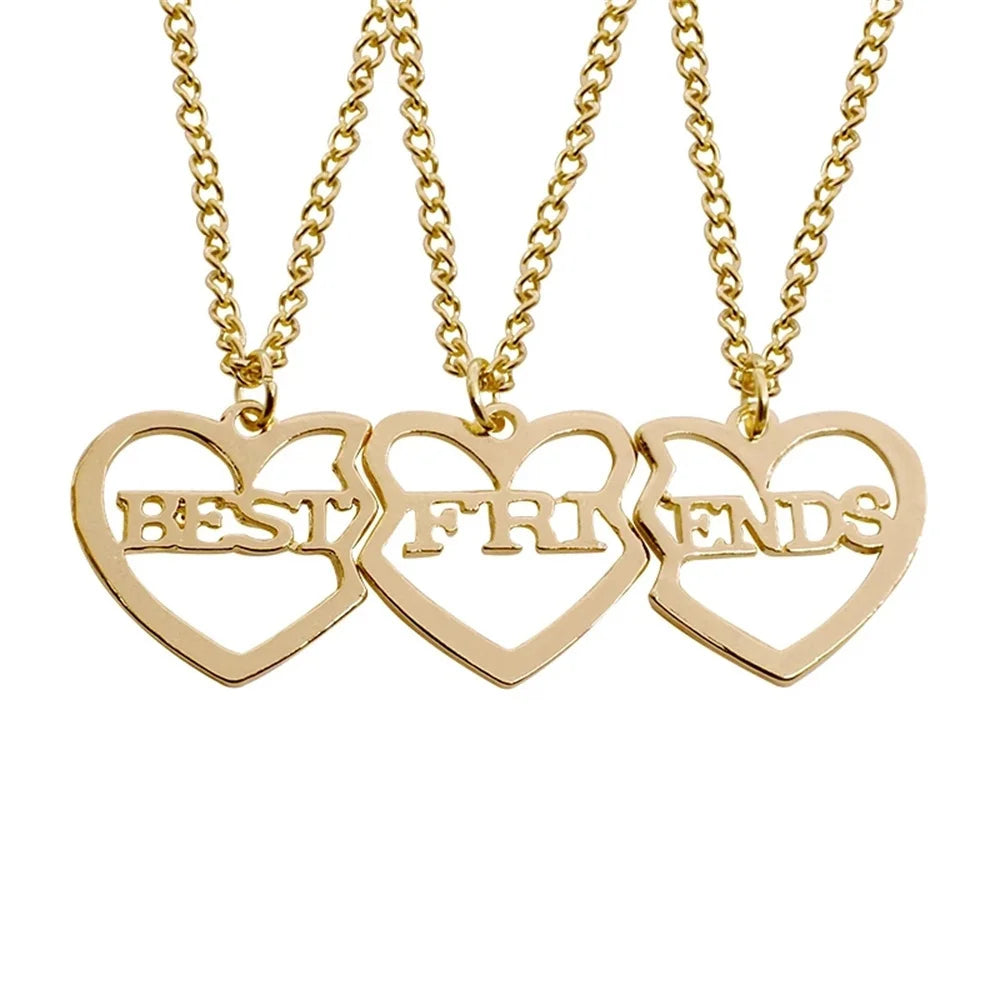New Best Friends Necklace For Women Girls Broken Heart Puzzle Musical Note Pendant Necklaces BFF Friendship Forever Jewelry Gift    Home Decor Supply | Online Retail | ShoreShopper.com
