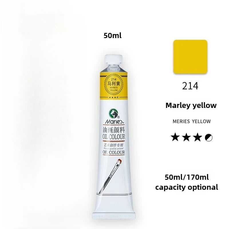 Maries Oil Paint 50ML Oil Painting Art Creation Pigment Large Oil Paint Paint Single Commonly Used 24 Colors    Home Decor Supply | Online Retail | ShoreShopper.com