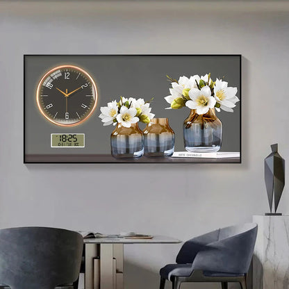 Large Size Aluminum alloy framed Artwork Wall Clock, Luxurious Muted Quartz Clock for Home Decor,living Room,bed Room Décor    Home Decor Supply | Online Retail | ShoreShopper.com