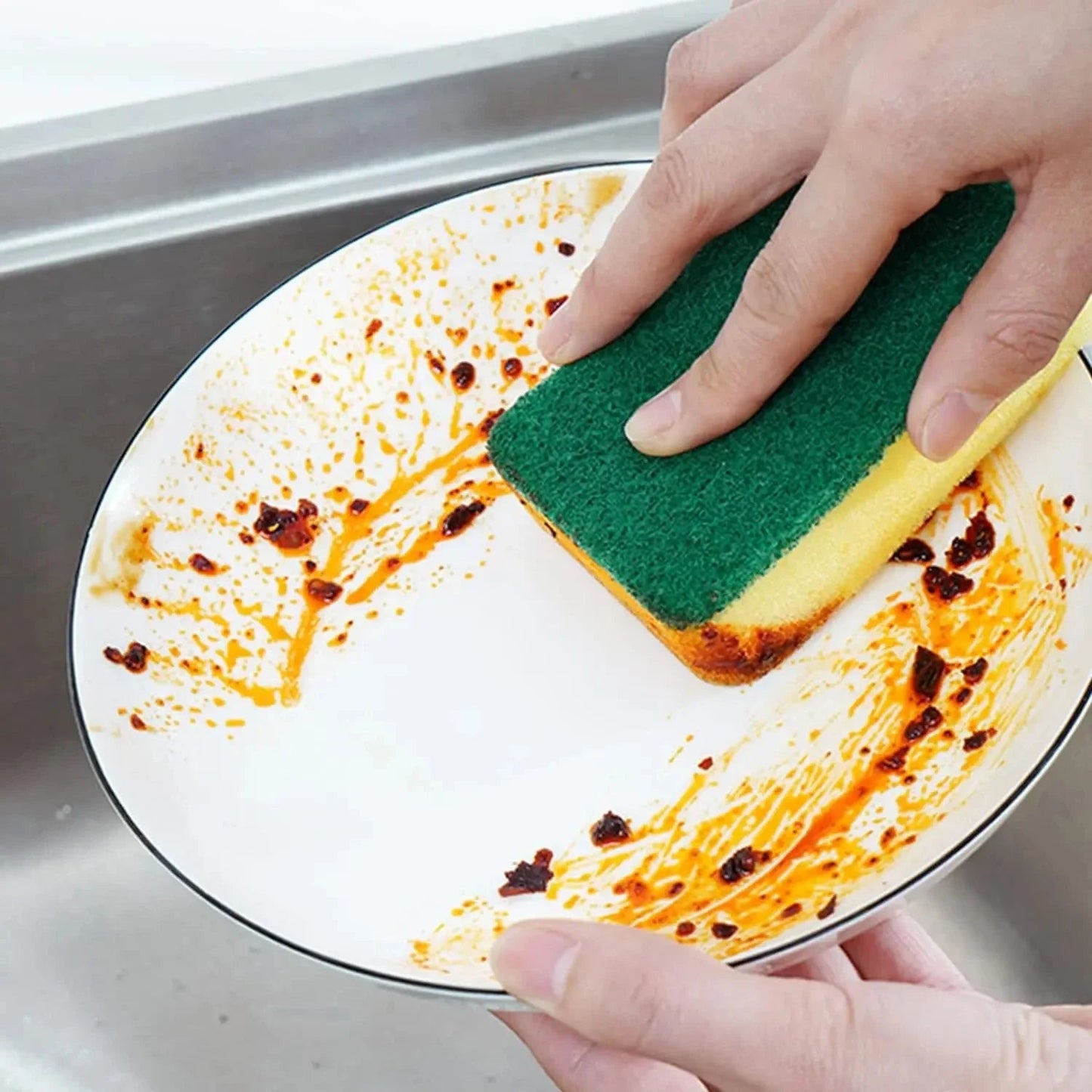 Highly absorbent double-sided sponge magic cleaning pot rust sponge cleaning brush kitchen cleaning tool    Home Decor Supply | Online Retail | ShoreShopper.com