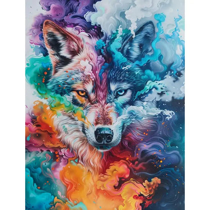 Diy Paint By Numbers For Adults Beginners Wolf Animals Acrylic Painting By Number Kits Home Decoration Framelessless    Home Decor Supply | Online Retail | ShoreShopper.com