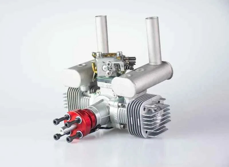 RCGF 40cc Twin Gas Engine with Walbro Carb, for Competition Scale RC Models