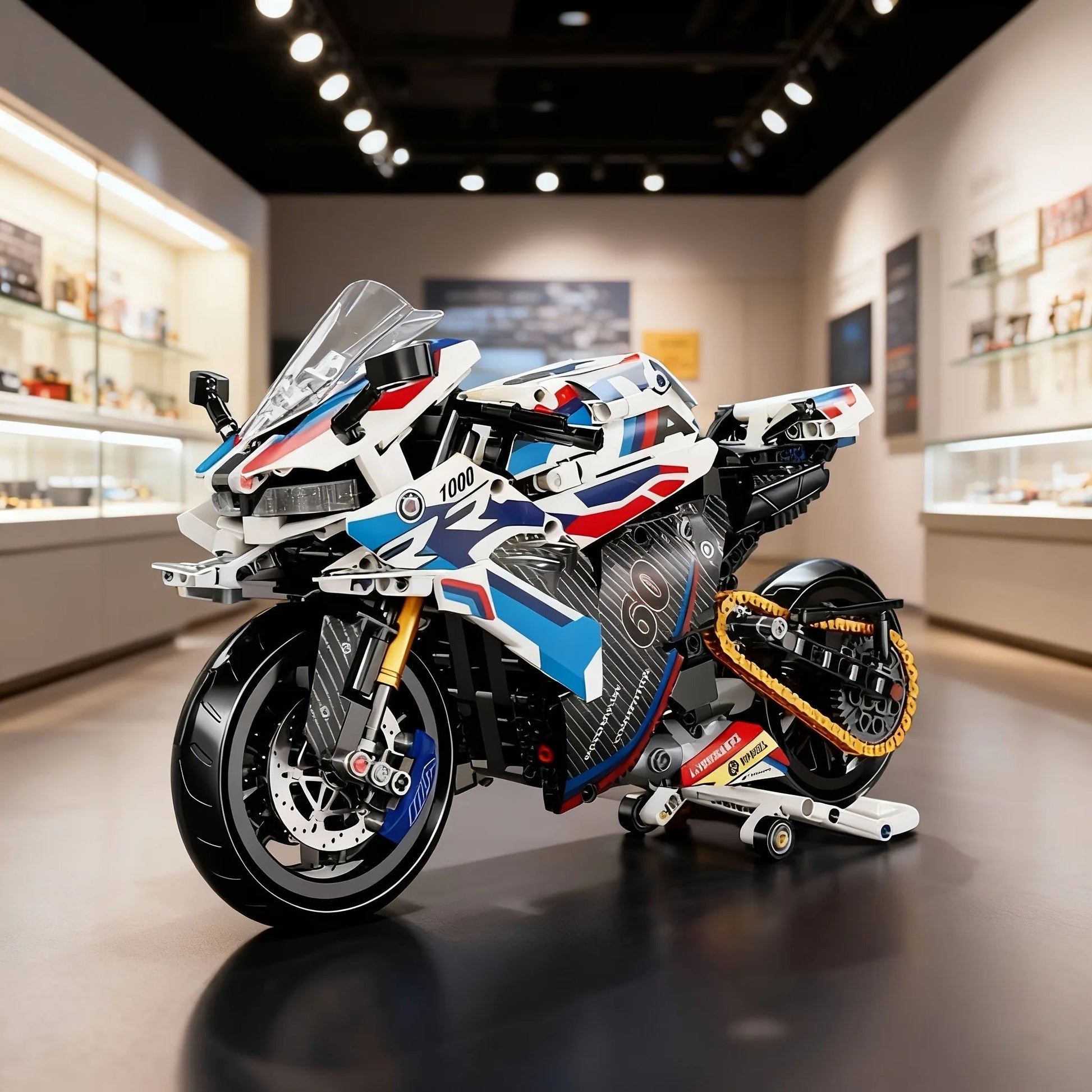 1:8 Motorcycle Building Blocks Set Super Motorbike Model Kit Technical Racing Kids Assembled Toys Gifts For Boys And Girls    Home Decor Supply | Online Retail | ShoreShopper.com