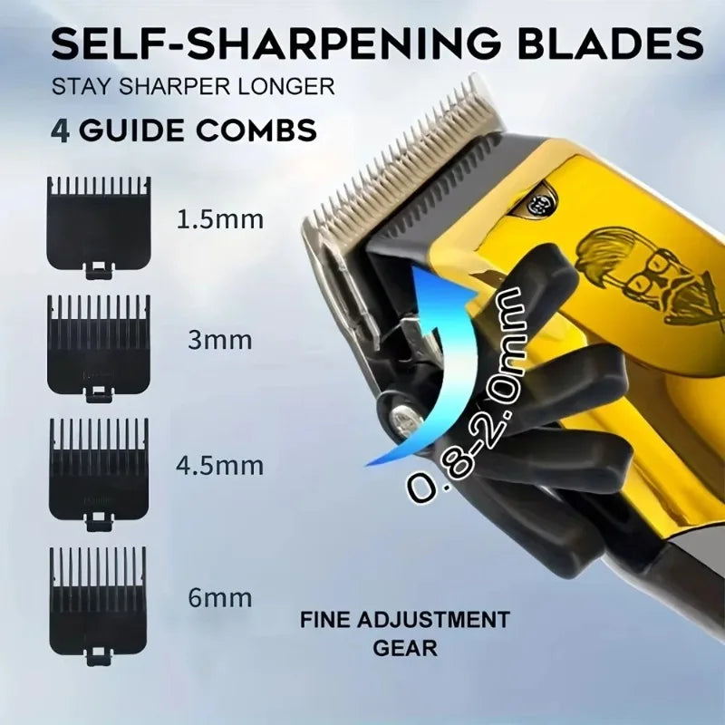 Adjustable Hair Trimmer T9 Vintage Hair Clipper Electric Beard Trimmer Hair Length Adjustable Haircut Machine Kit Boyfriend Gift - ShoreCo.Shop