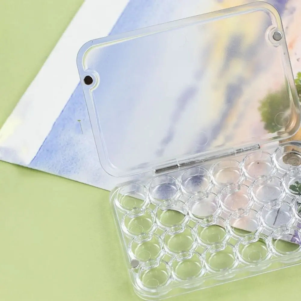 Art Supplies 24 Grids Mini Watercolor Palette Transparent Empty Watercolor Paint Tray Sealed Acrylic Paint Box Student Outing    Home Decor Supply | Online Retail | ShoreShopper.com