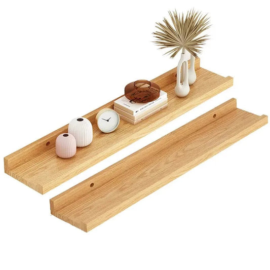 Wooden Floating Shelf Wall Mounted U-shaped Shelf Display Stand For Living Room Bathroom Kitchen Organizer Storage Rack    Home Decor Supply | Online Retail | ShoreShopper.com