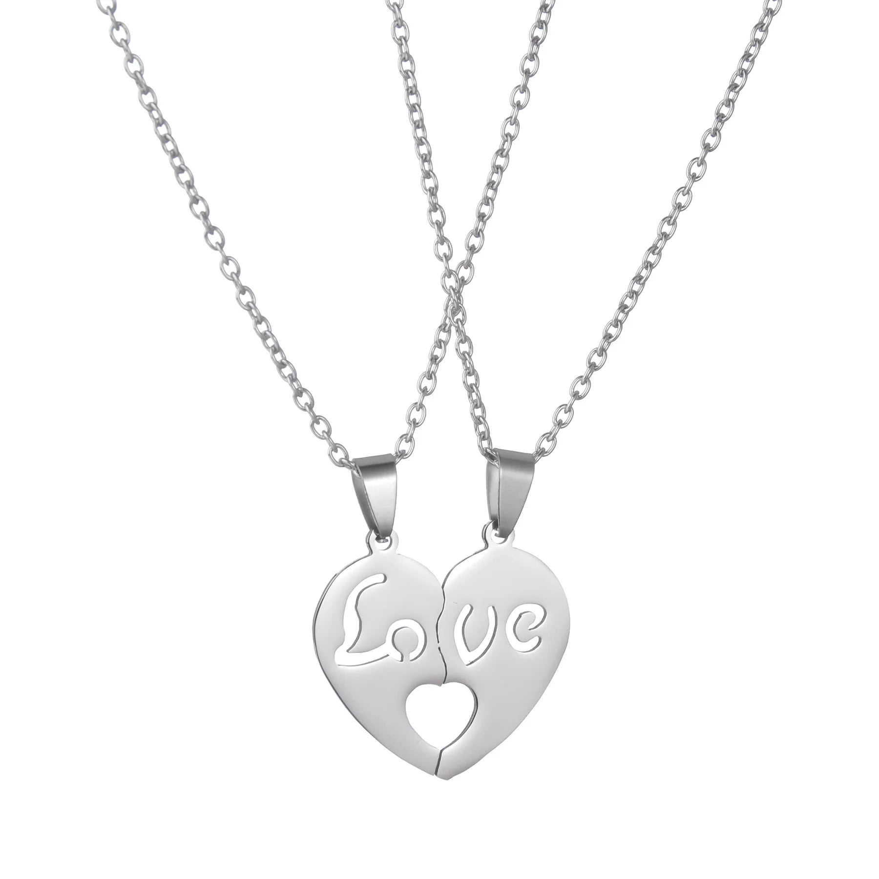 Fashion Best Friends Honey Love Couple Pendant Necklace 2 Pcs/ Set Broken Heart BFF Good Friends Friendship Jewelry Gift    Home Decor Supply | Online Retail | ShoreShopper.com