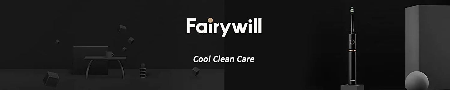 Fairywill Electric Sonic Toothbrush FW-507 USB Charge Rechargeable Adult Waterproof Electronic Tooth Brushes Replacement Heads s - ShoreCo.Shop