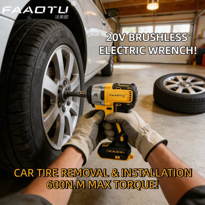 FAAOTU DCF880 2 Cordless Impact Wrench 2300RPM Compact Electric Wrench Recharge Power Tools For Dewalt 20V Battery(no battery) - ShoreCo.Shop
