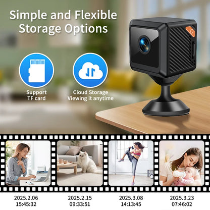 W02 1080P mini security protection home night vision surveillance Outdoor camping WIFI Subminiature smart home camera cctv video - ShoreCo.Shop