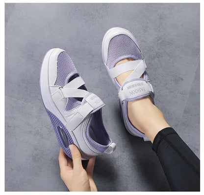 Women's Shoes 2022 Fashion Breathable Wedge Air Sneakers Lightweight Platform Sport Shoes Summer Woman Vulcanize Shoes    Your Coastal Marketplace | Shoreshopper.com