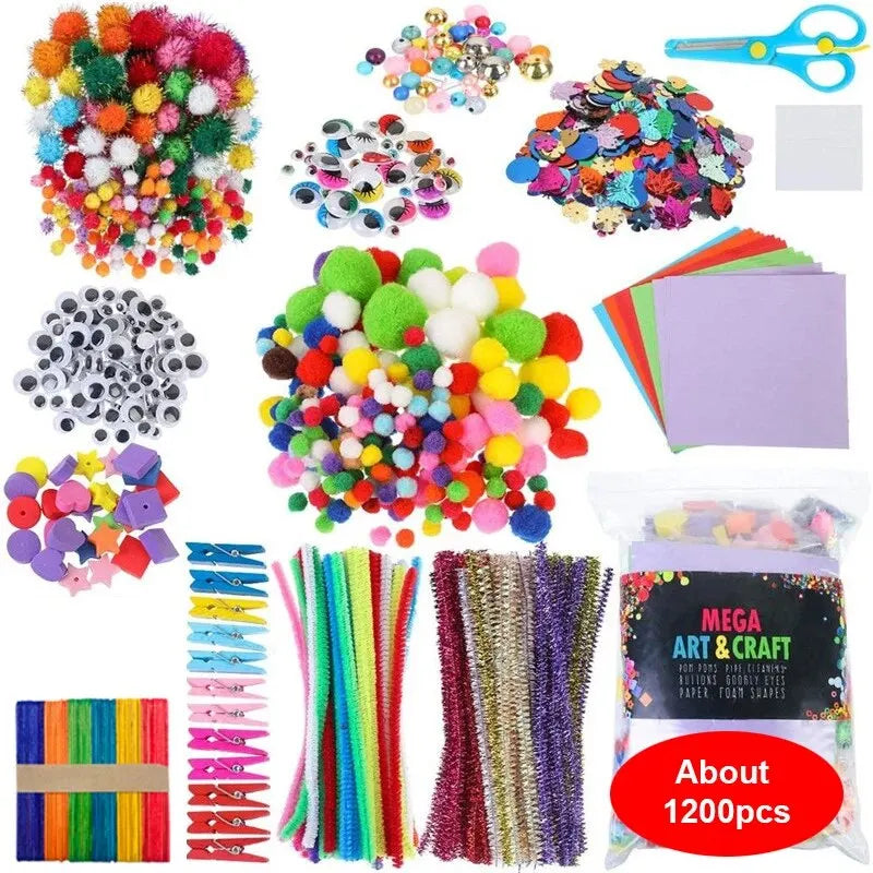 Arts and Crafts Supplies for Kids DIY Crafting School Kindergarten Homeschool Supplies Arts Set Toys for Children    Home Decor Supply | Online Retail | ShoreShopper.com