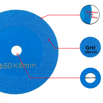2inch 1-10Pcs Diamond Cutting Disc Glass Jade Crystal Tile Marble Saw Blade Brazed Glass Engraving Round Shank Mini Saw Blade    Home Decor Supply | Online Retail | ShoreShopper.com