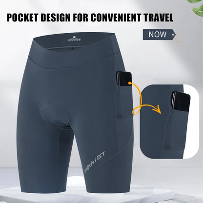 ZYKNIGT bib women's summer free cut hems, high-quality cycling shorts, breathable and quick drying sports pants - ShoreCo.Shop