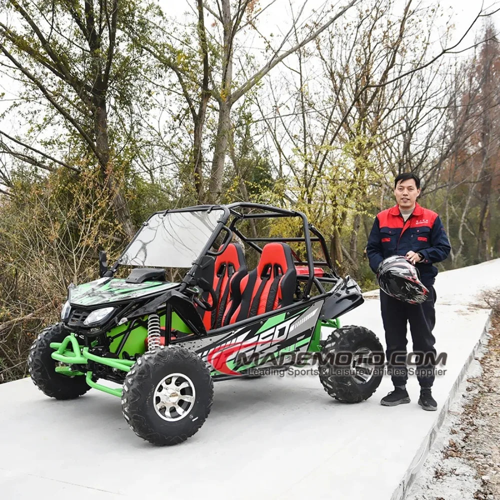Adult Gas Off Road Go Kart 4 Wheel Two Seat Buggy for Sale Entertainment Equipment Outdoor Go-Karting At The Amusement Park - ShoreCo.Shop