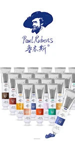 Paul Rubens Oil Paint 20 Colors 50ml Professional Oil Based Paint High Saturation Creamy Texture for Artists Beginners    Home Decor Supply | Online Retail | ShoreShopper.com