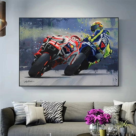 Painting By Numbers For Handicrafts Abstract Motorcycle Acrylic Paints By Number For Adults Home Decors Unique Gift    Home Decor Supply | Online Retail | ShoreShopper.com