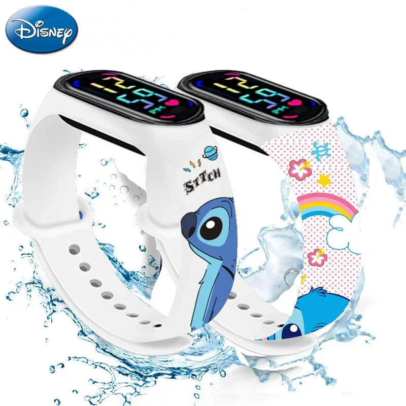 Disney Stitch Digital Kids' Watches Anime Figures LED Luminous Watch Touch Waterproof Electronic Sports Watch Kids Birthday Gift    Home Decor Supply | Online Retail | ShoreShopper.com