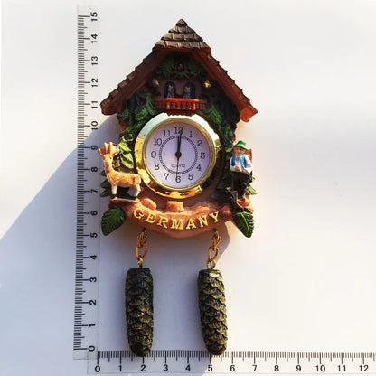 ‌German 3D Cuckoo Clock Wooden House Pine Cone Fridge Magnet, Travel Souvenir, Home Decor, Creative Gift, Strong Magnetic    Home Decor Supply | Online Retail | ShoreShopper.com
