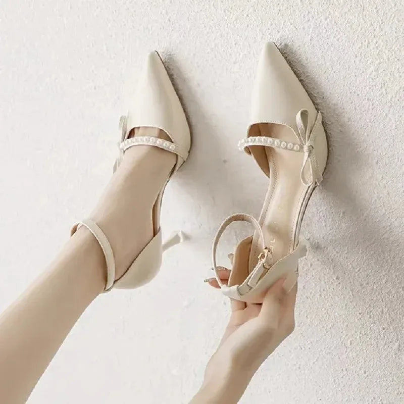 2026 New Women Shoes Fashion Pointed Tip High Heeled Sandals for Woman Elegant French Casual Shoe Designer Shoes Sandalias Mujer    Your Coastal Marketplace | Shoreshopper.com