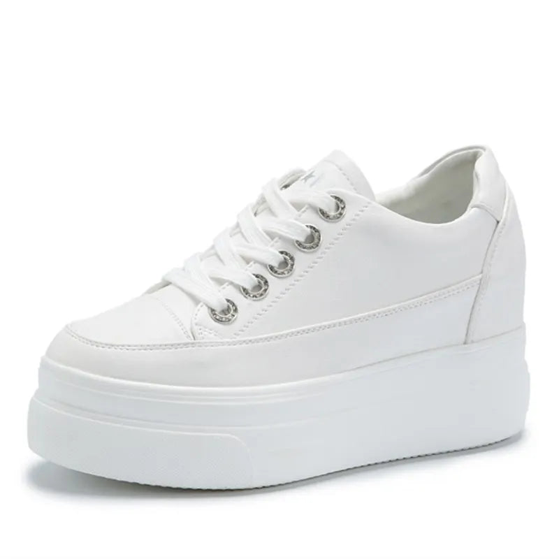LunaStratus Breathable Platform Sneakers - 8cm Height-Increasing Casual Walking Shoes for Women    Your Coastal Marketplace | Shoreshopper.com