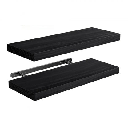 Solid Wood Solid Wooden Floating Shelves Wall Mounted Storage Rack Wall Mounted Bookshelf Floating Design Book Shelf    Home Decor Supply | Online Retail | ShoreShopper.com