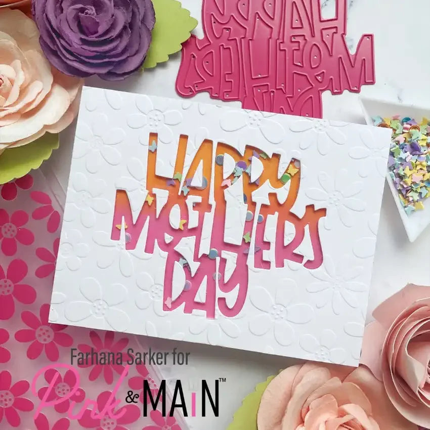 Happy Mother's Day Father's Day Flower Cart Metal Cutting Dies for DIY Decorating Scrapbook Paper Card Album Embossing Craft Die    Your Coastal Marketplace | Shoreshopper.com