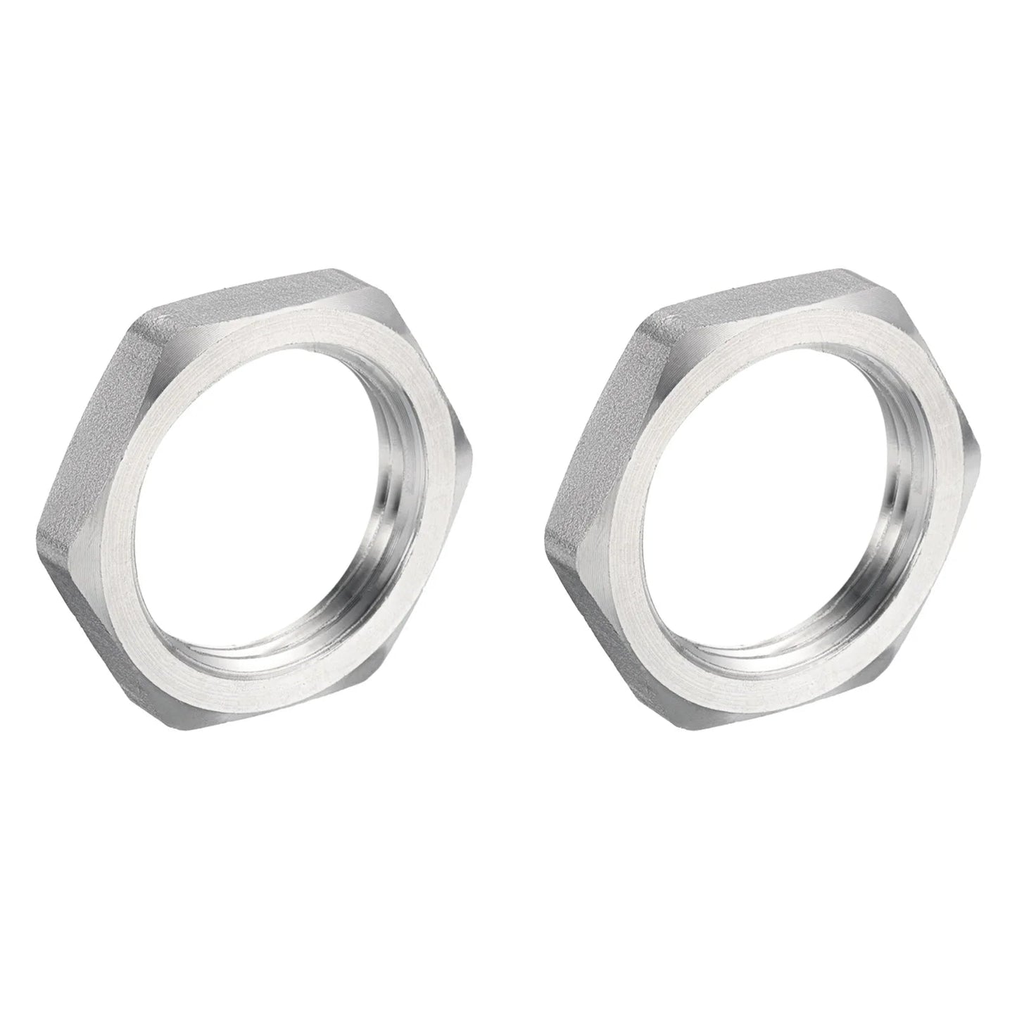 2/5Pcs Cast Pipe Fitting Hex Locknut, 304 Stainless Steel Hex Lock Nut Female Thread for Water Broom and Undercarriage Cleaner    Home Decor Supply | Online Retail | ShoreShopper.com