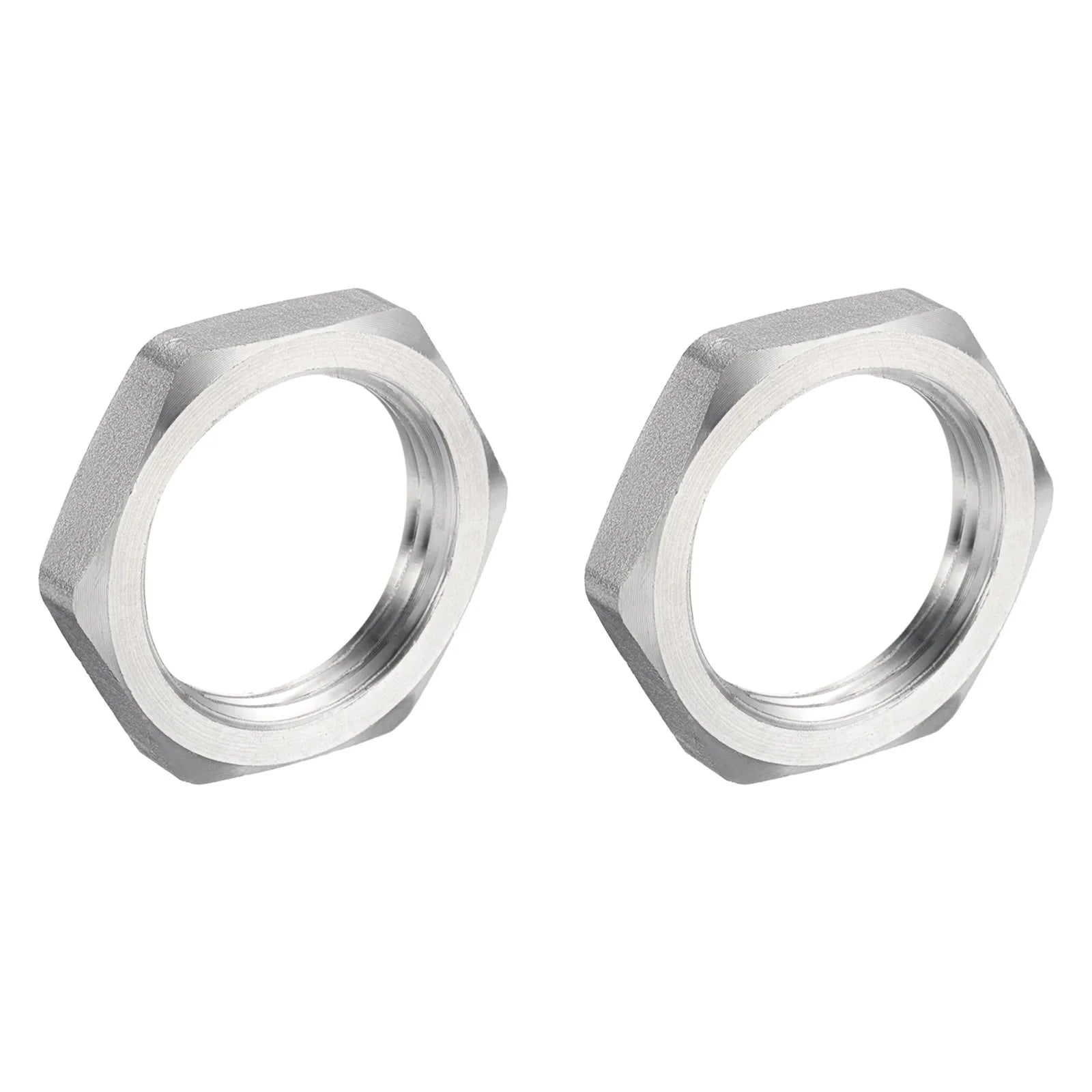 2/5Pcs Cast Pipe Fitting Hex Locknut, 304 Stainless Steel Hex Lock Nut Female Thread for Water Broom and Undercarriage Cleaner    Home Decor Supply | Online Retail | ShoreShopper.com