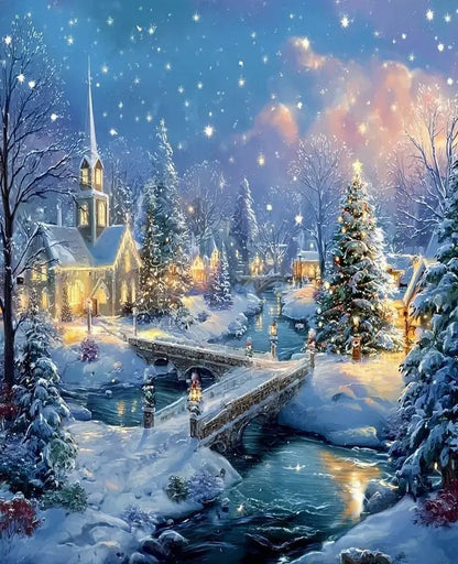 PhotoCustom Paint By Number Outdoor Scenery Kit Drawing On Canvas Diy Christmas Gift For Living Room Decora    Home Decor Supply | Online Retail | ShoreShopper.com