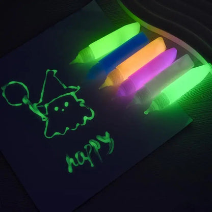 6ml Water-Based Luminous Paint Long Lasting Fluorescent Pigment Paint Glow In Dark Acrylic  Painting Water Color Artwork Party    Home Decor Supply | Online Retail | ShoreShopper.com