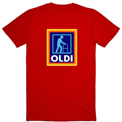 Fathers Day Gift Mens Funny T-Shirt Oldi Parody Gift Summer Men's and Women's Loose and Breathable T-shirt Top    Your Coastal Marketplace | Shoreshopper.com