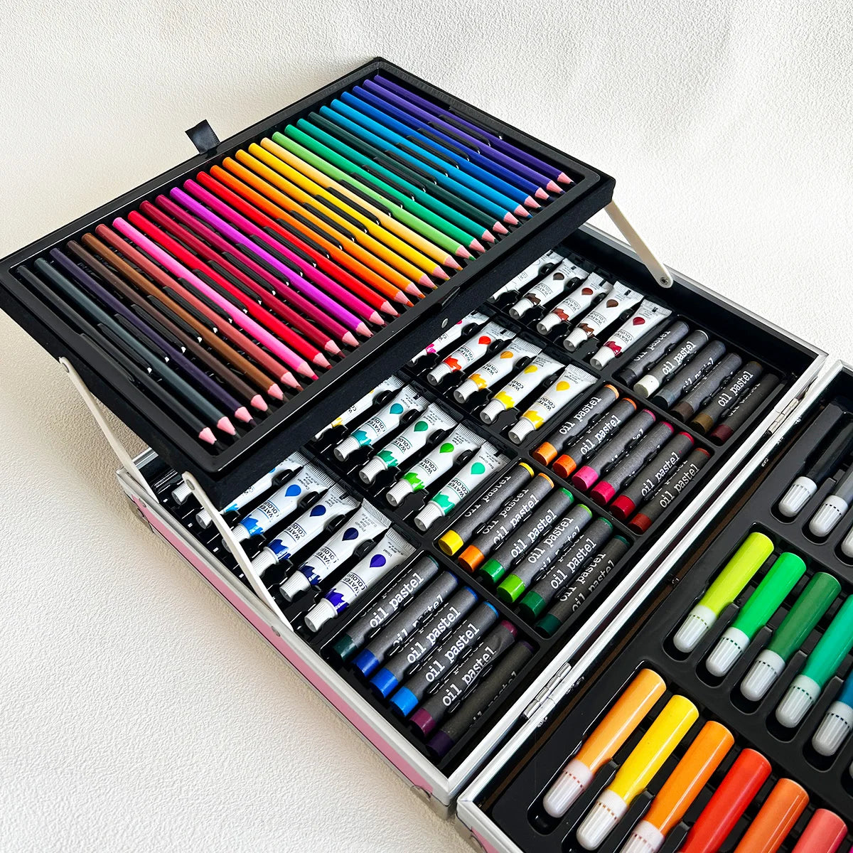 145 aluminum box art supplies for elementary school students, painting tools, children's brush sets, Christmas and New Year gift    Home Decor Supply | Online Retail | ShoreShopper.com