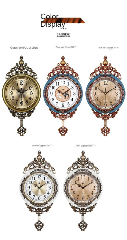 Large Luxury Gold Wall Clock Living Room Silent Creative Swing Wall watches Bedroom Quartz Clocks Wall Home Decor    Home Decor Supply | Online Retail | ShoreShopper.com