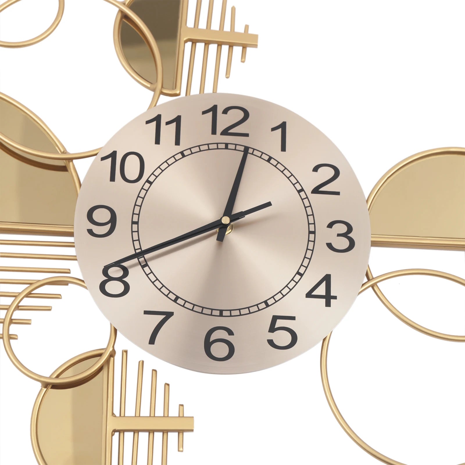 Gold Metal Creative Minimalist Style Decorative Clock    Home Decor Supply | Online Retail | ShoreShopper.com