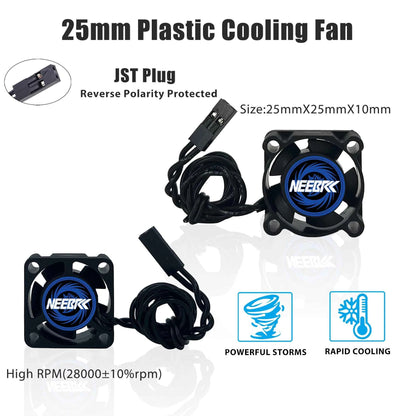 RC Motor Waterproof Fan 25/30/35/40/45/50mm 10000-30000RPM 5V-12V DC Rapid Cool Cooling Heatsink for Brushless Motor 28/36/42mm