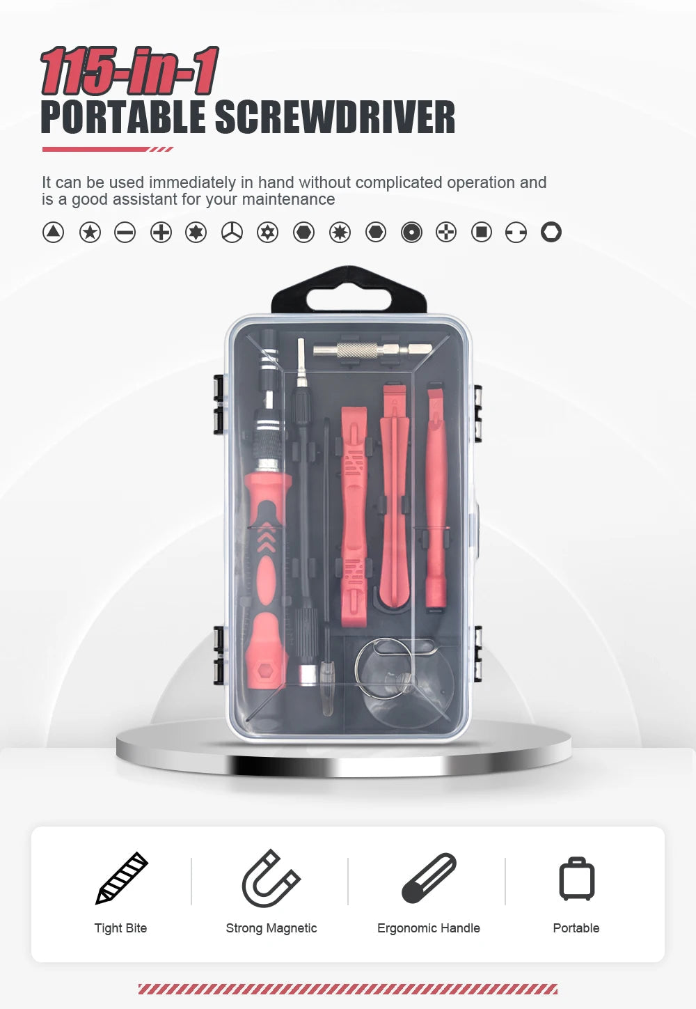 115 in 1 Precision Screwdriver Set Multifunctional Magnetic Repair Tools Kit for Computer Laptop Phone MacBook Household Repairs    Home Decor Supply | Online Retail | ShoreShopper.com