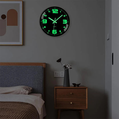 Glow In The Dark Luminous Numbered Round Clock    Home Decor Supply | Online Retail | ShoreShopper.com