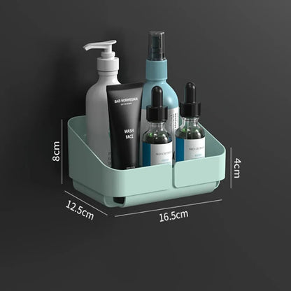 Bathroom  Kitchen Convenience Rack Shelf Makeup Storage Organizer Shower Shelf Cosmetics Shampoo Rack  Wall Spice No Drilling    Home Decor Supply | Online Retail | ShoreShopper.com