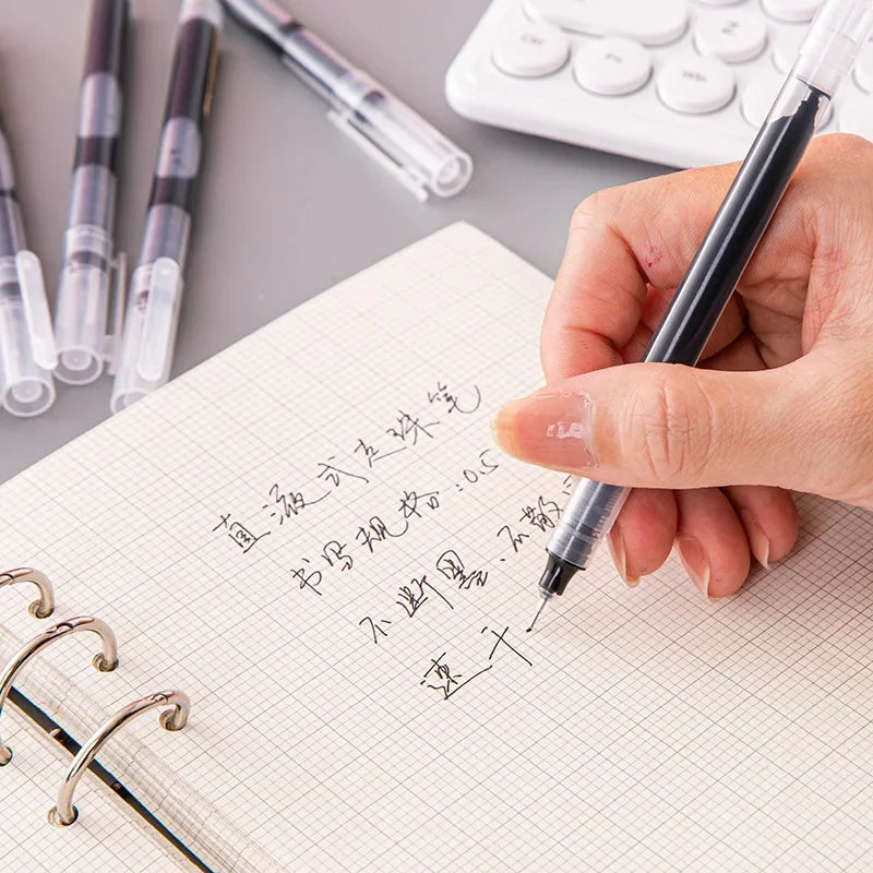 10Pcs/set High Quality Needle Type Gel Pens Straight Liquid Ballpoint Pen Kawaii Stationery School Office Supplies Writing    Home Decor Supply | Online Retail | ShoreShopper.com