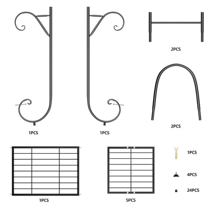 6 Tiers Metal Plant Stand Indoor Outdoor Flower Display Rack Holder    Home Decor Supply | Online Retail | ShoreShopper.com