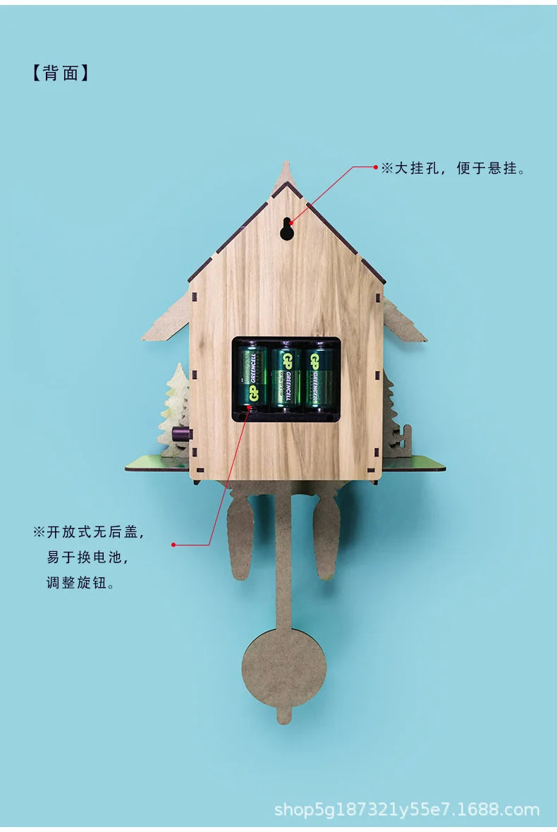 Wooden Hanging Wall Clock Bird Alarm Clock Cuckoo Clocks For Home Decoration Quartz Watch Decorative Home Decor    Home Decor Supply | Online Retail | ShoreShopper.com