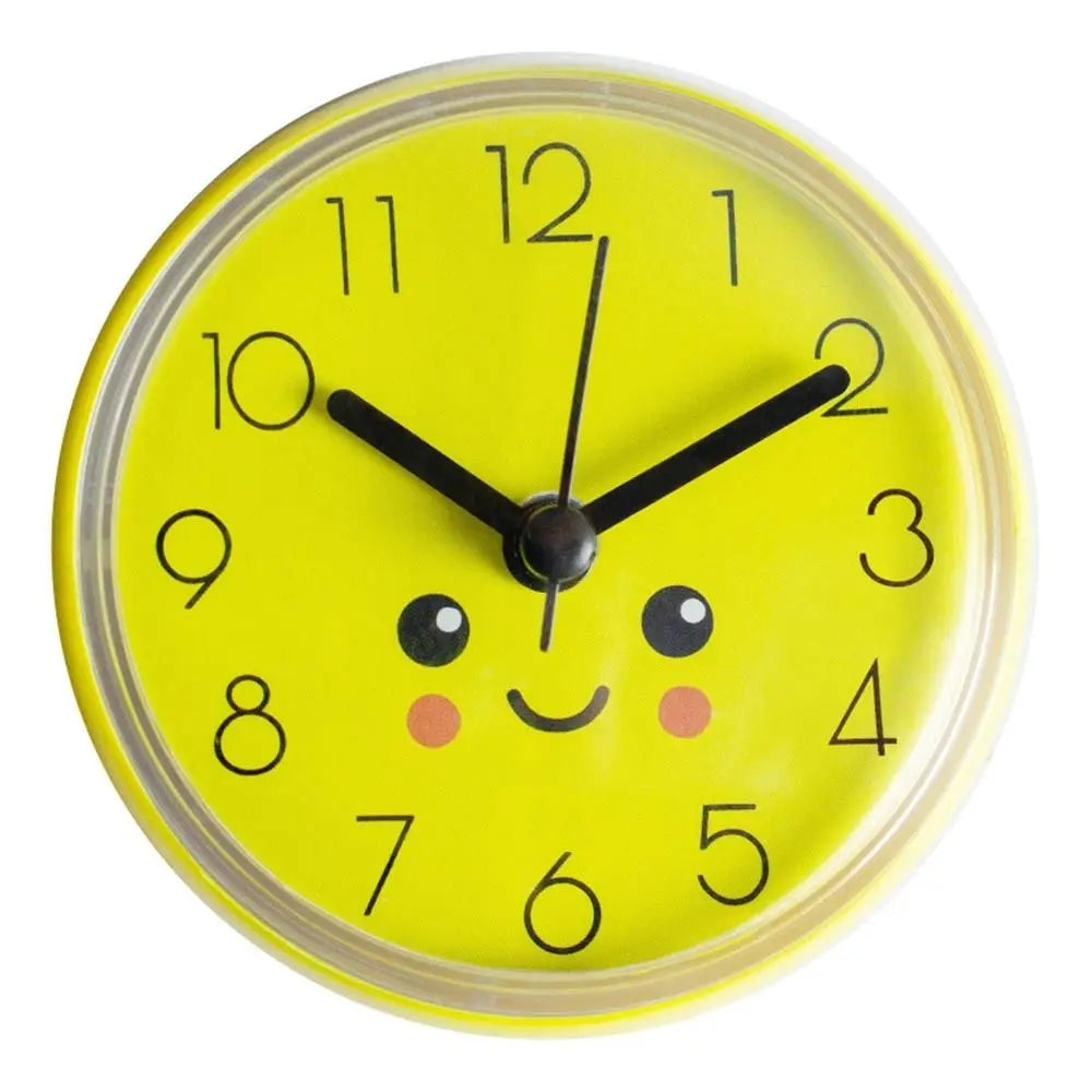 Mini Sucker Wall Clock Bathroom Anti-Fog Waterproof 7cm Kitchen Toilet Small Quartz Table Clock    Home Decor Supply | Online Retail | ShoreShopper.com