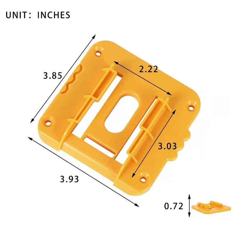 5/10PCS Battery Holder Stand for Dewalt 18V 20V Li-ion Battery,Wall Mount Battery Dock Storage Rack for Dewalt DCB182 DCB203 - ShoreCo.Shop