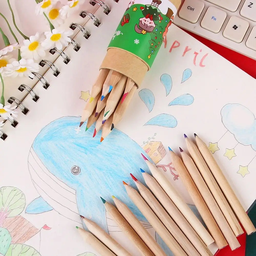 Supplies with Built-in Sharpener Sketch Supplies Drawing Pencils Wooden Pencils Christmas Colored Pencils Sketching Pen    Home Decor Supply | Online Retail | ShoreShopper.com